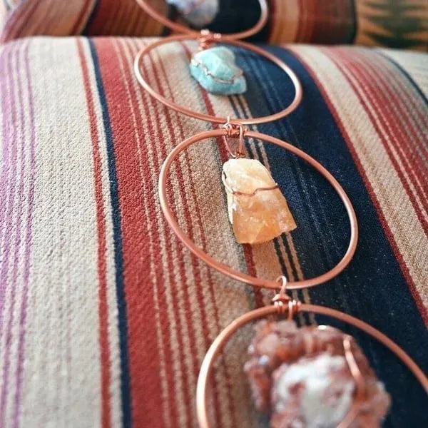 🎁Christmas Gifts🎄50%OFF🎅 Raw Crystal 7 Chakra Gemstone Wall Decor