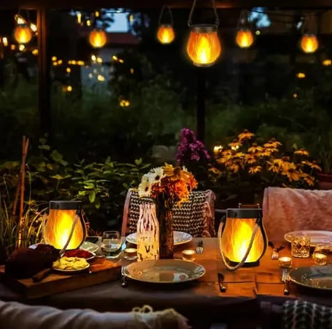 🔥🔥Dancing flame Solar Lantern Outdoor Lights