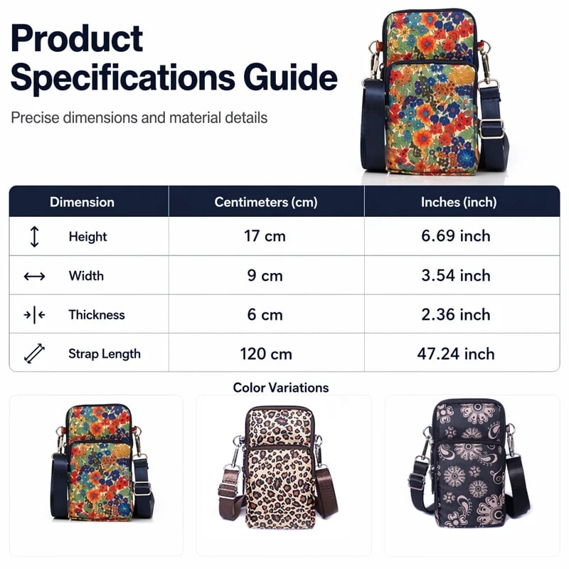 🔥 HOT SALE 🔥📢📢Printed Sports Armband & Crossbody Bag