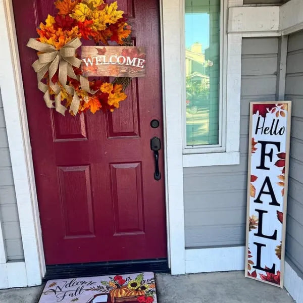 🔥Last Day 70% OFF🍁Handmade Farmhouse Fall Wreath For Front Door