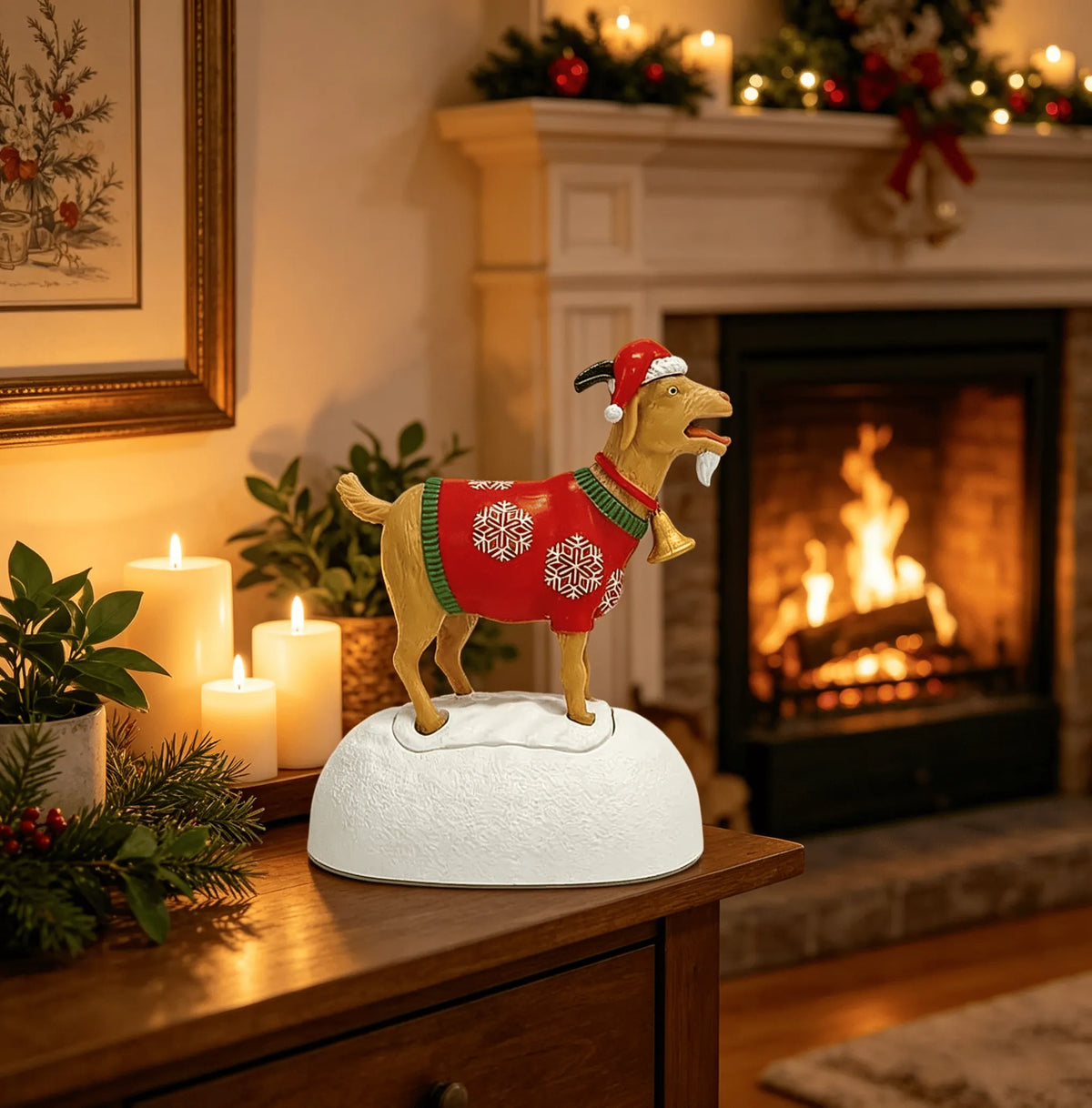🔥Last Day 49% OFF - 🐐The Screaming Goat (Book & Figure)
