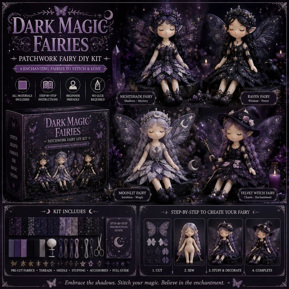 🔥LAST DAY 49% OFF - 🧵Fairy Patchwork DIY Collection