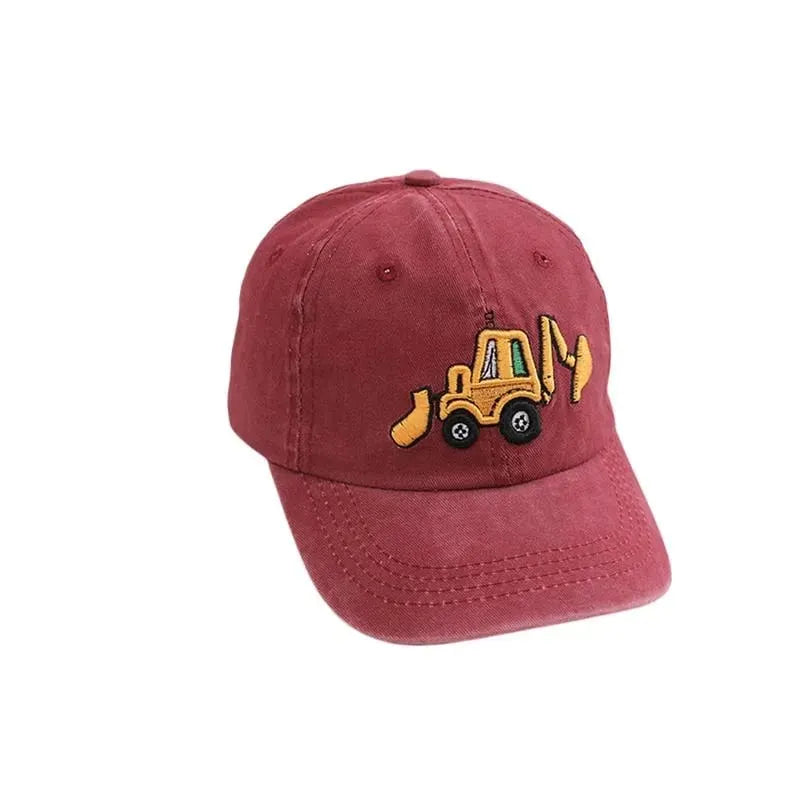 🎉🚜Toddler Excavator Baseball Hat