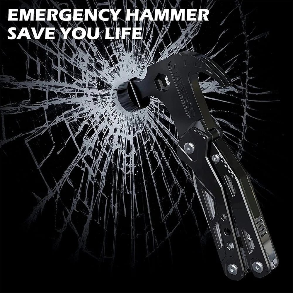 🛠️14 in 1 Stainless Steel Multi-Tool Hammer
