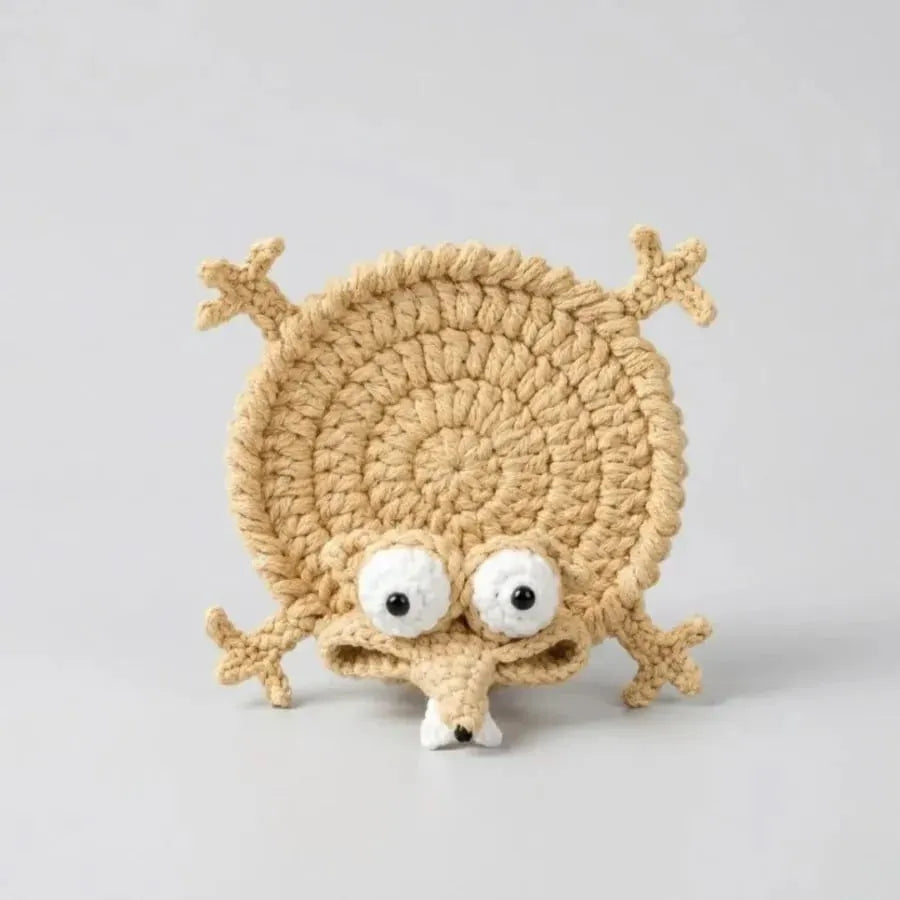🔥Last Day 49% OFF - ✨Funny Crochet Squirrel Coasters