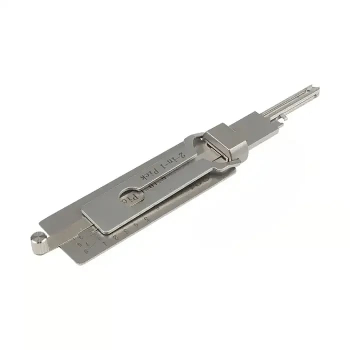 🎉⚒️Stainless Steel Master Key Decoder, SS001 Pro Lock Pick Tool for Beginners, Practical Locks for Lock Lock,Lock Pick Set(Only applicable to Flat Key Lock)
