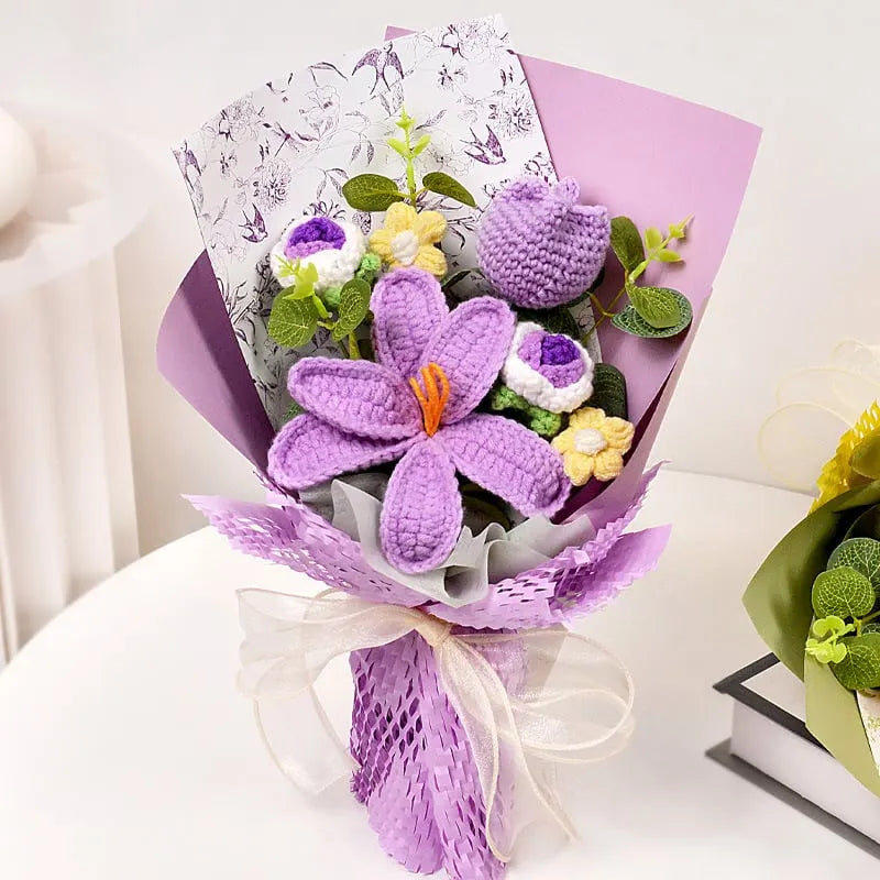 🔥Last Day 49% OFF - 🔥Handmade Crochet Flower Bouquet