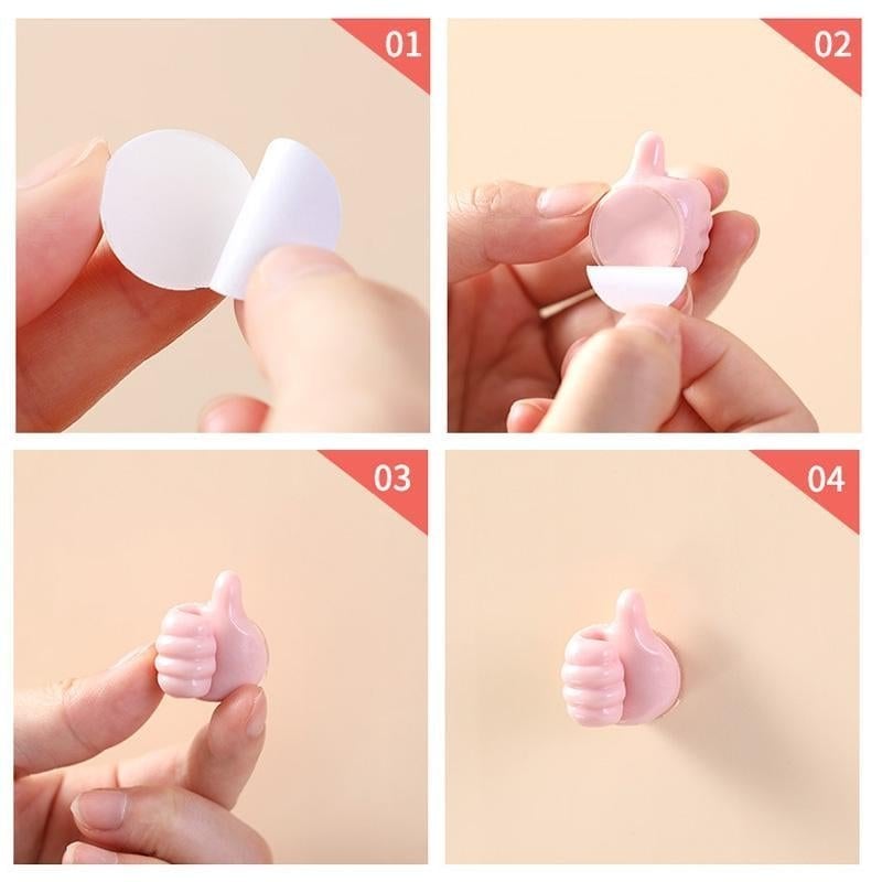 Creative hand gesture hook