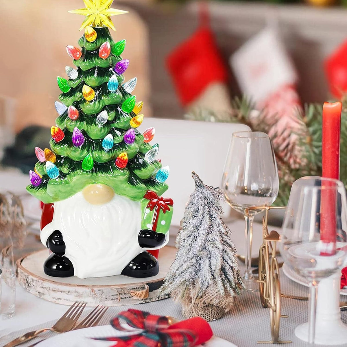 🔥 Christmas dwarf decoration with light