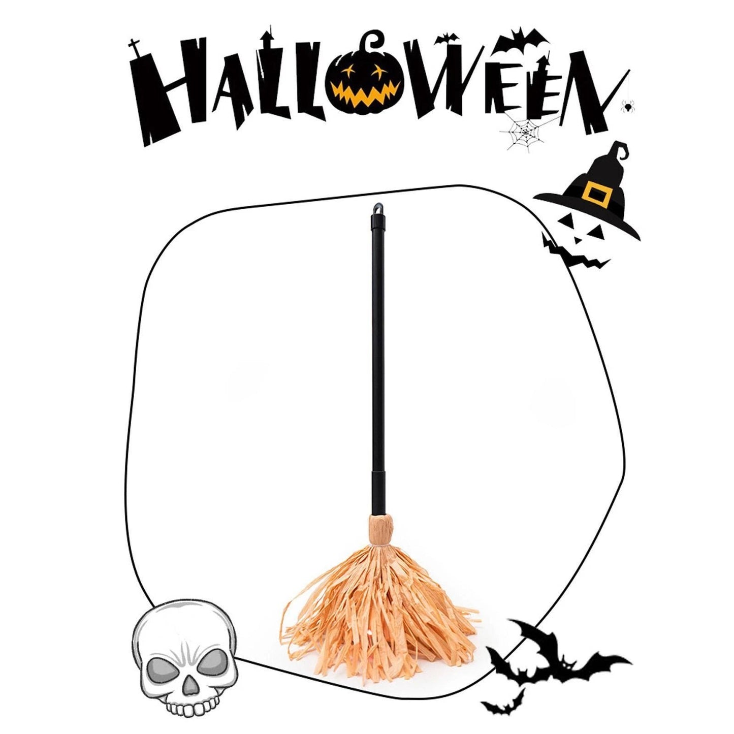 🧙‍♀️Halloween witch flying on a broomstick🧹