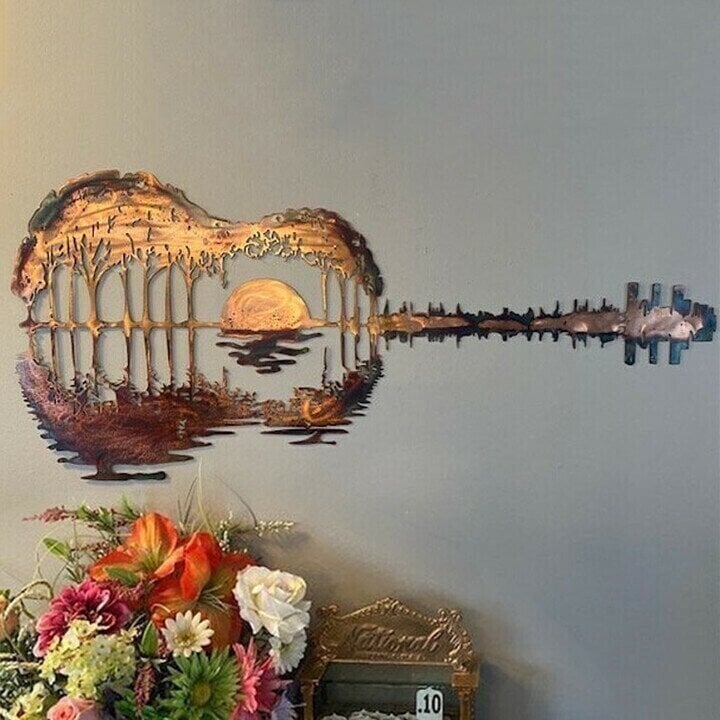 NEW YEAR SALE 40% OFF-Guitarist Art🎸MEGRAIDANTM️ Handmade Abstract Guitar Metal-BUY 2 FREE SHIPPING