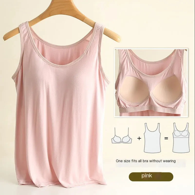 2 in 1 Tank Top + Bra