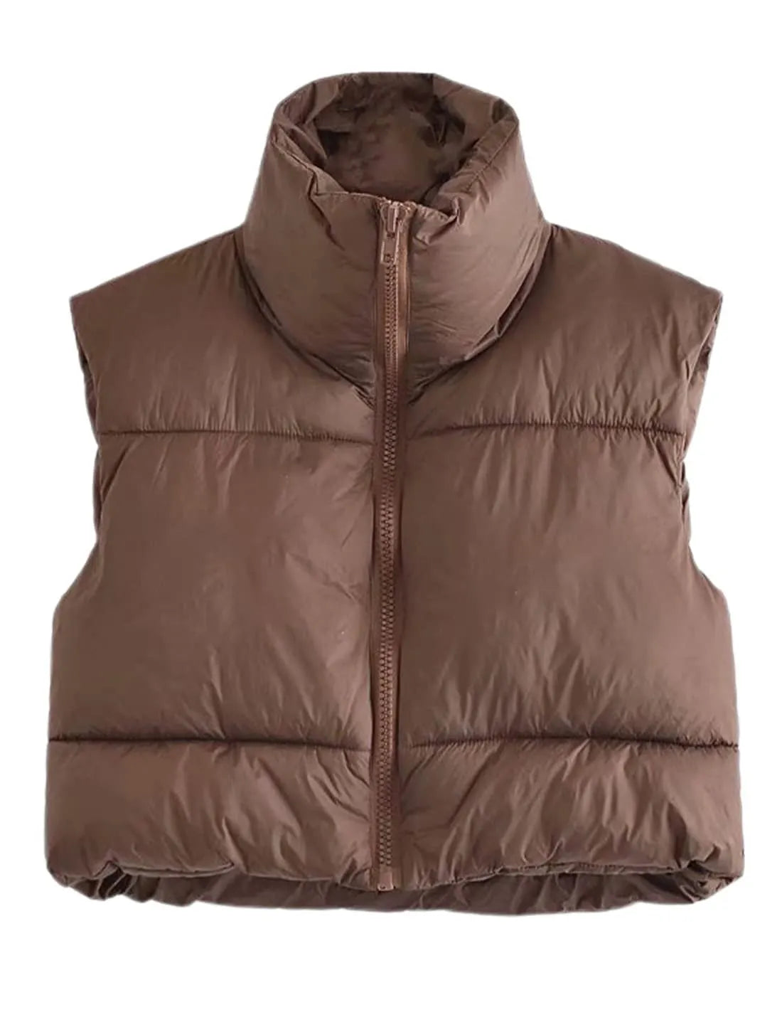 Women's Winter Warm Outerwear Puffer Vest Padded Gilet