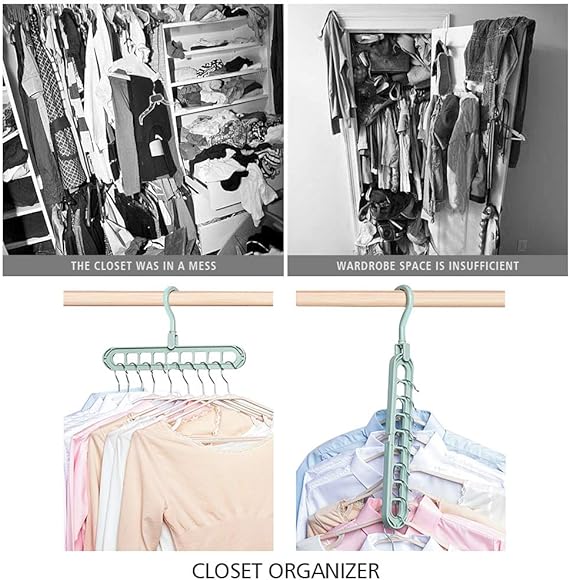 New Year Hot Sale -Porous Rotating Magic Clothes Hanger