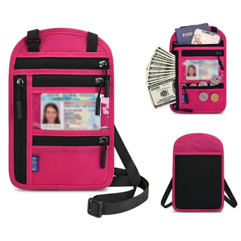 🔥HOT SALE🔥RFID Travel Neck Wallet Pouch
