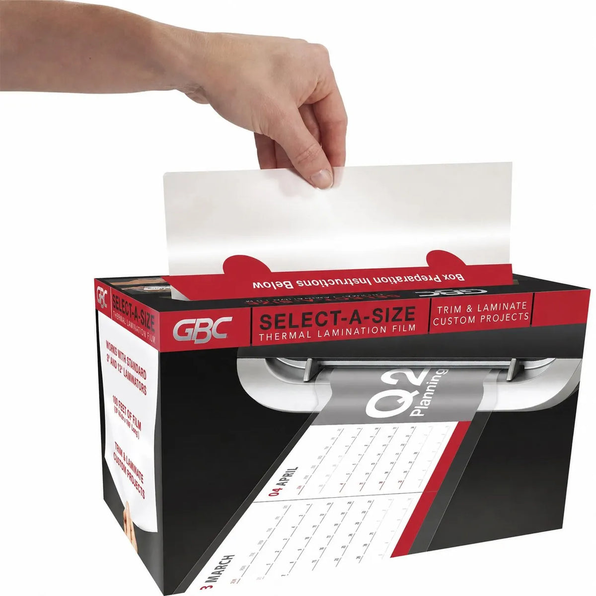 🎉🔥 Select-A-SizeTM Custom Thermal Lamination Roll with Built-in Trimmer (3 Mil, 40 FT)