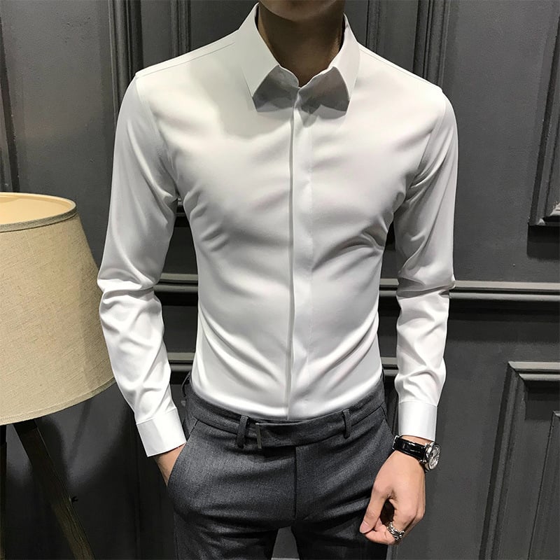 Men's Wrinkle-Free Button-Down Shirt