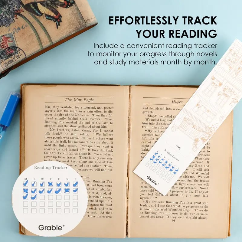 ✨🎨12 Sheets 140lb Watercolor Coloring Bookmarks – Townhouse Edition