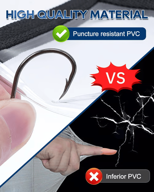 🔥Last Day 50% OFF - 🐟Clear PVC Fishing Lure Wraps for Safety & Store