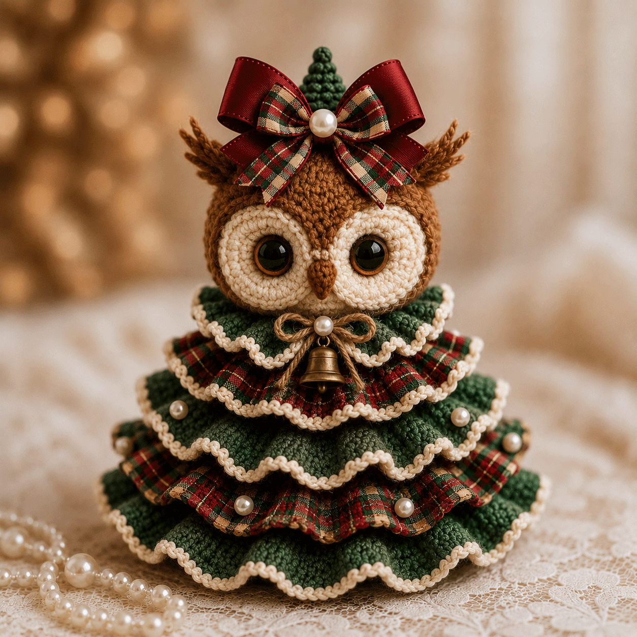 🎉🎄 Crochet Animal Christmas Tree DIY Kit