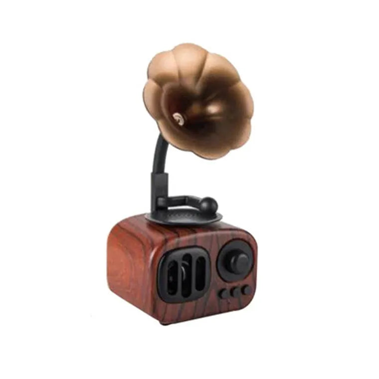 🔥Last 4 hours Sale: Save 50%- ❤️Retro Wooden Phonograph Bluetooth Speaker