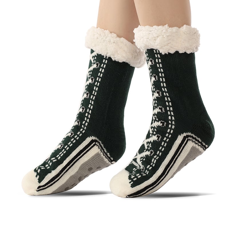🎅Xmas Sale 49% OFF🎄 Ultra-thick Cashmere Slipper Home Socks