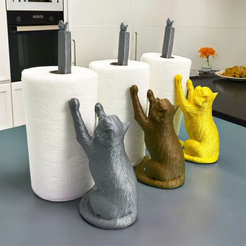 🐱Cat paper towel holder free standing🧻