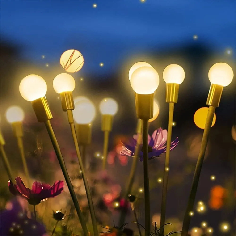 Solar Garden Lights-Starburst Swaying Light -1 Pack ( 6 Light Blubs)