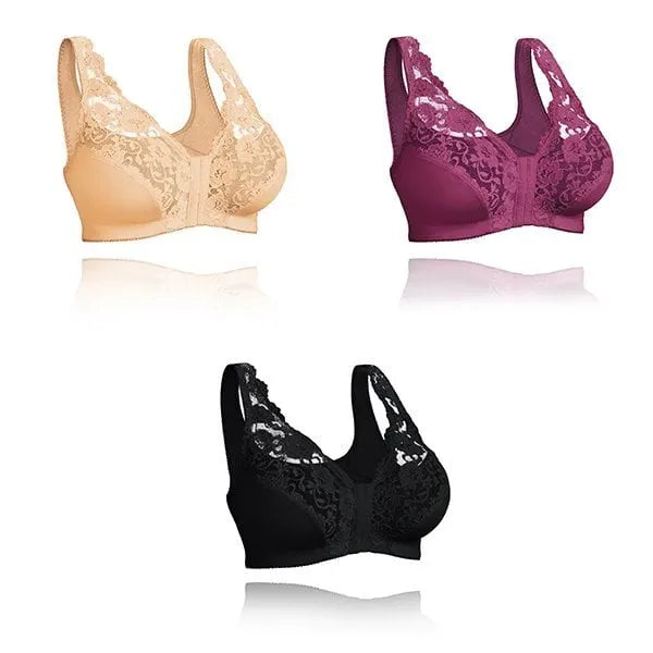 🔥Hot sale 49% OFF🔥 - Front hooks, stretch-lace, super-lift, and posture correction – ALL IN ONE BRA!