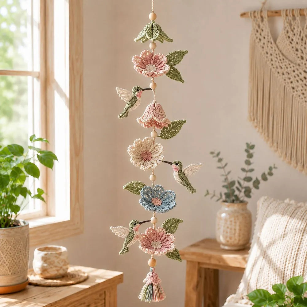 🔥 HOT SALE 🔥🔥LAST DAY 50% OFF - 🦋Butterfly Garden Cascade DIY Crochet Kit