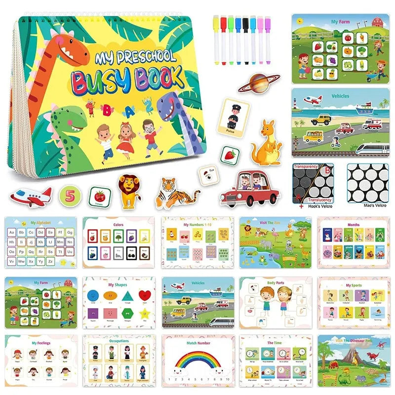 🔥Last Day 50% OFF - 🎁Preschool Busy Book