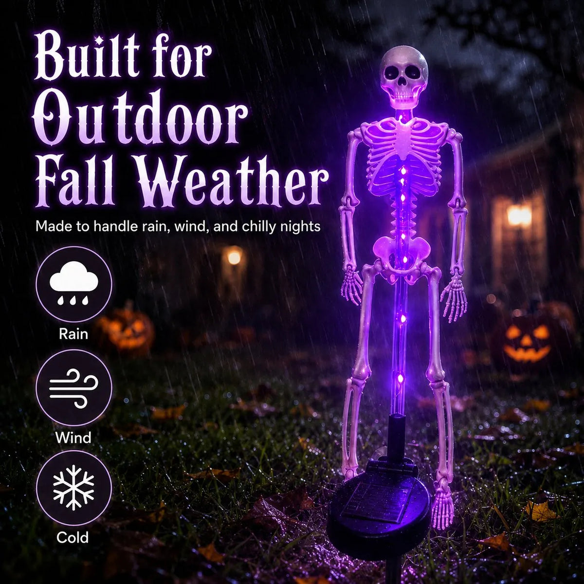 🔥HOT SALE🔥💀 Solar Skeleton Yard Stake
