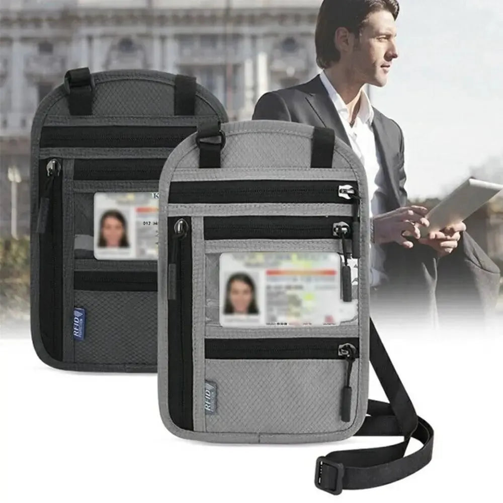 🔥HOT SALE🔥RFID Travel Neck Wallet Pouch