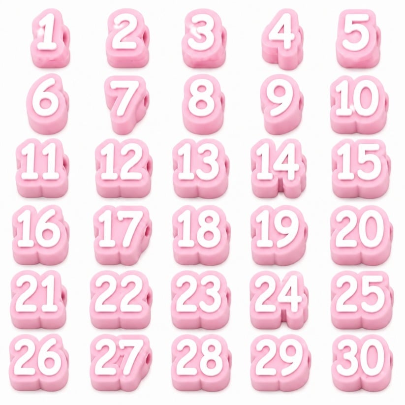 🎁Last Day 50% OFF - Numbered Pencil Toppers
