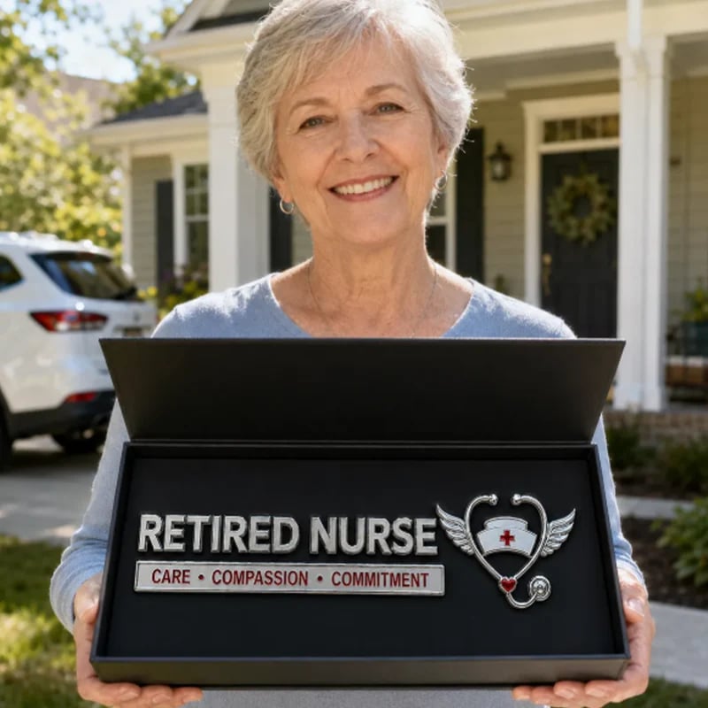 🎉Retired Nurse Metal Car Emblem❤️