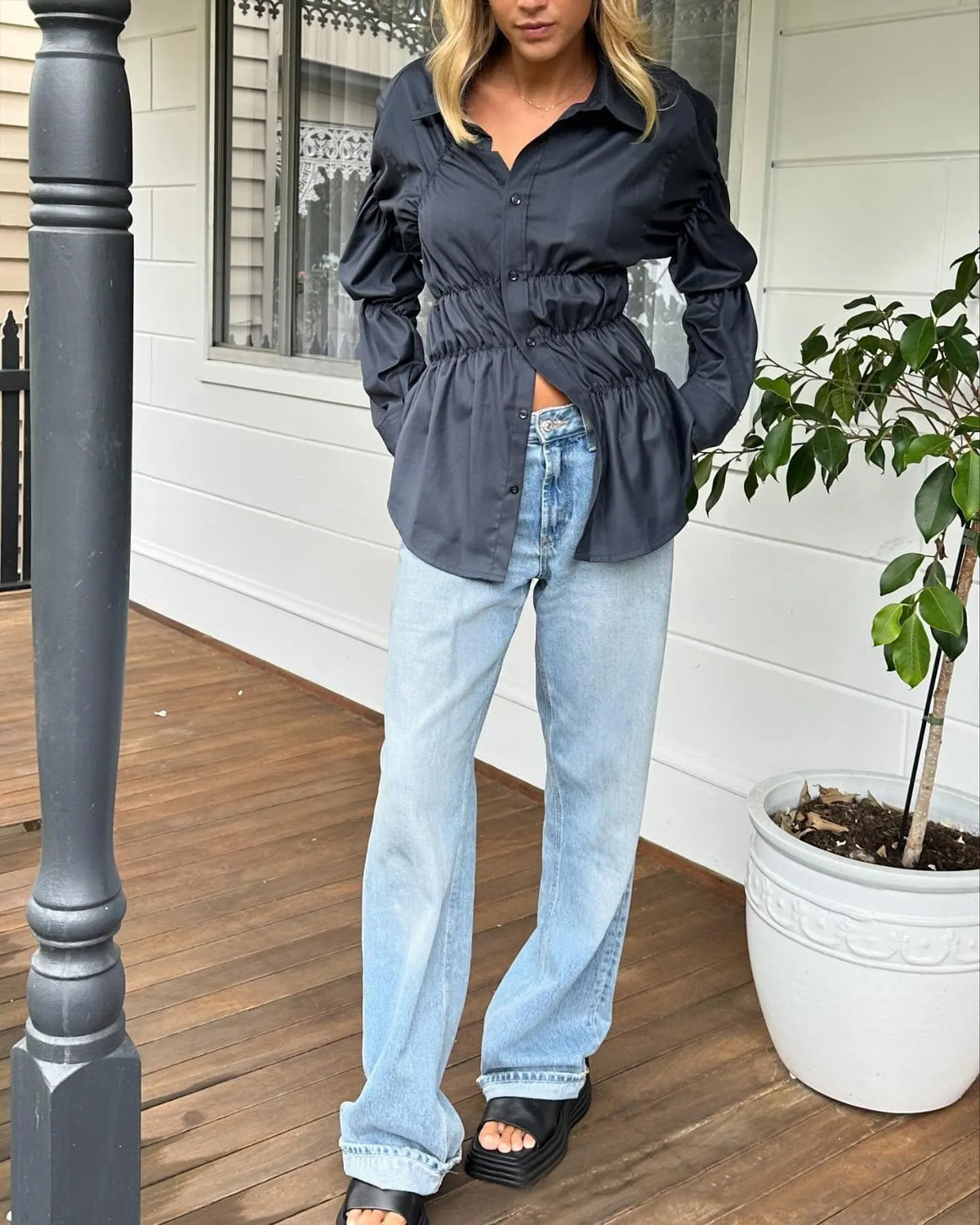 Scrunched Shirt - BUY 2 FREE SHIPPING