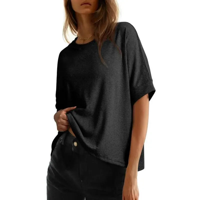 🎉Women's Tops for Women 2026 Loose Oversized Basic Tee Comfortable Soft Fabric Flattering Fit