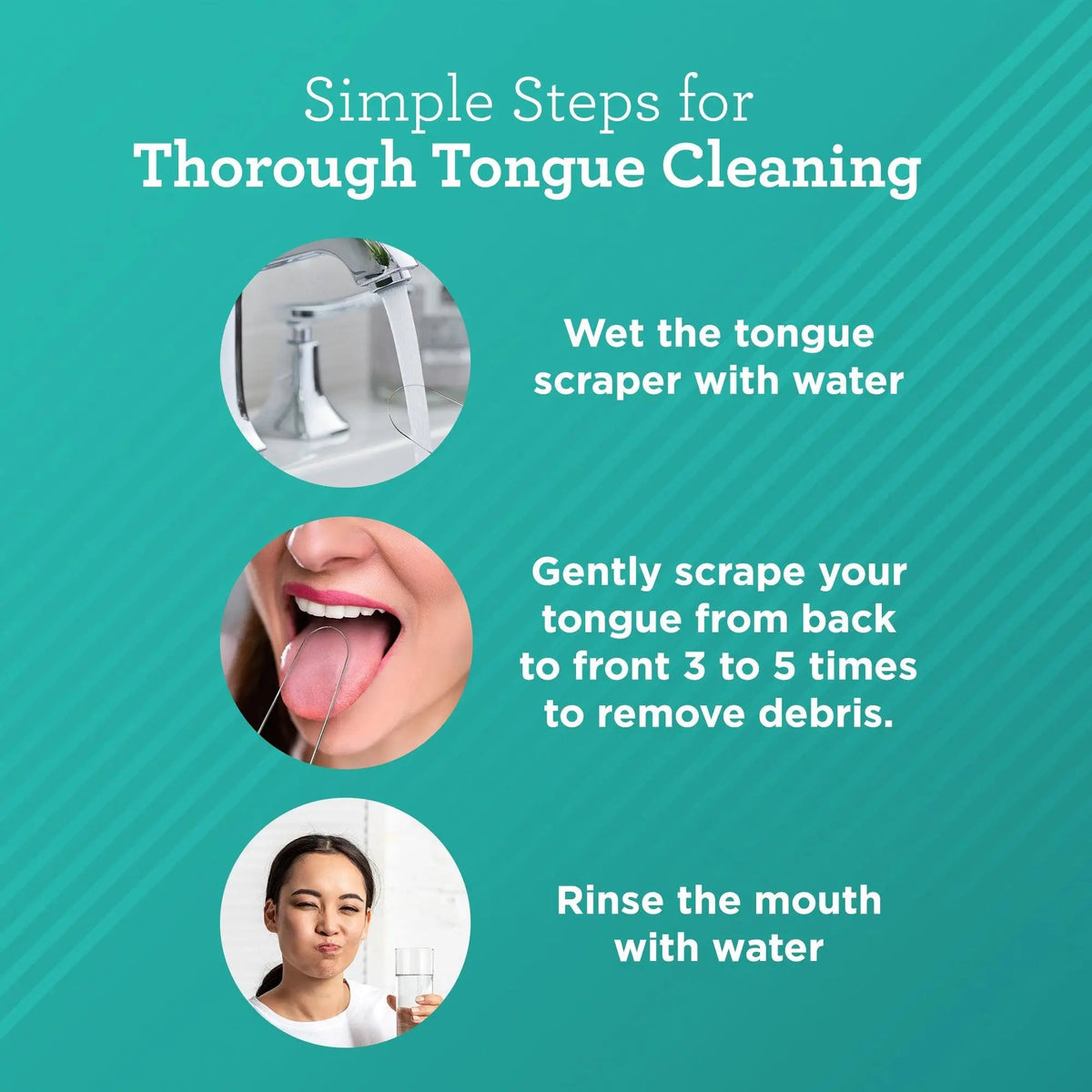 🦷✨ Stainless Steel Tongue Scraper (2 Pack)