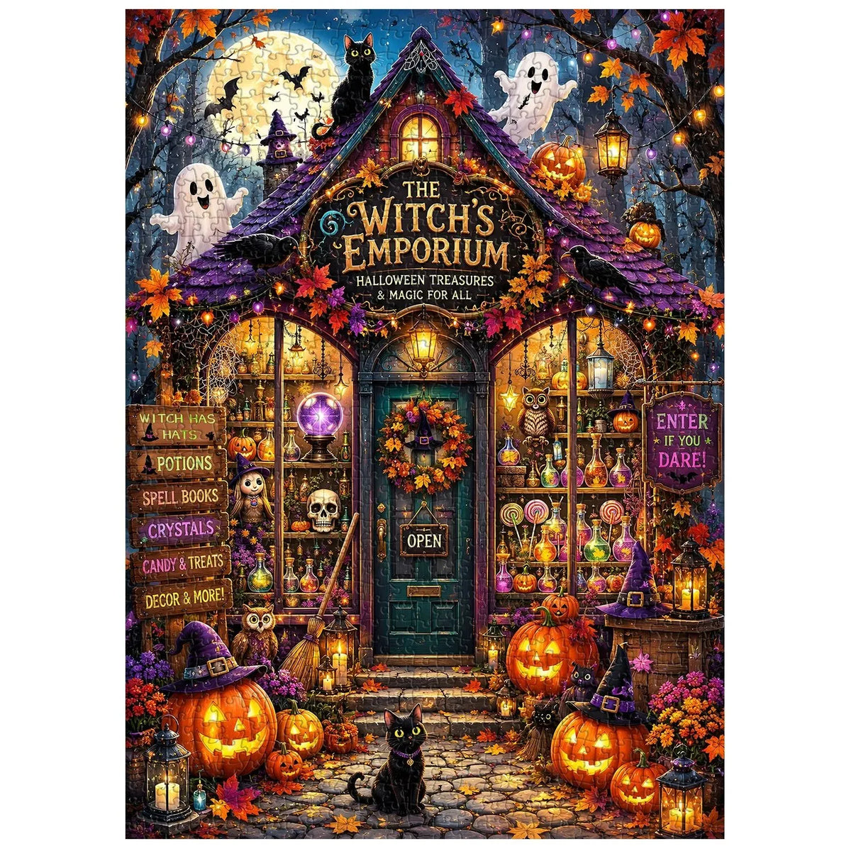 🧙🎃The Witch’s Emporium Jigsaw Puzzle 1000 Pieces