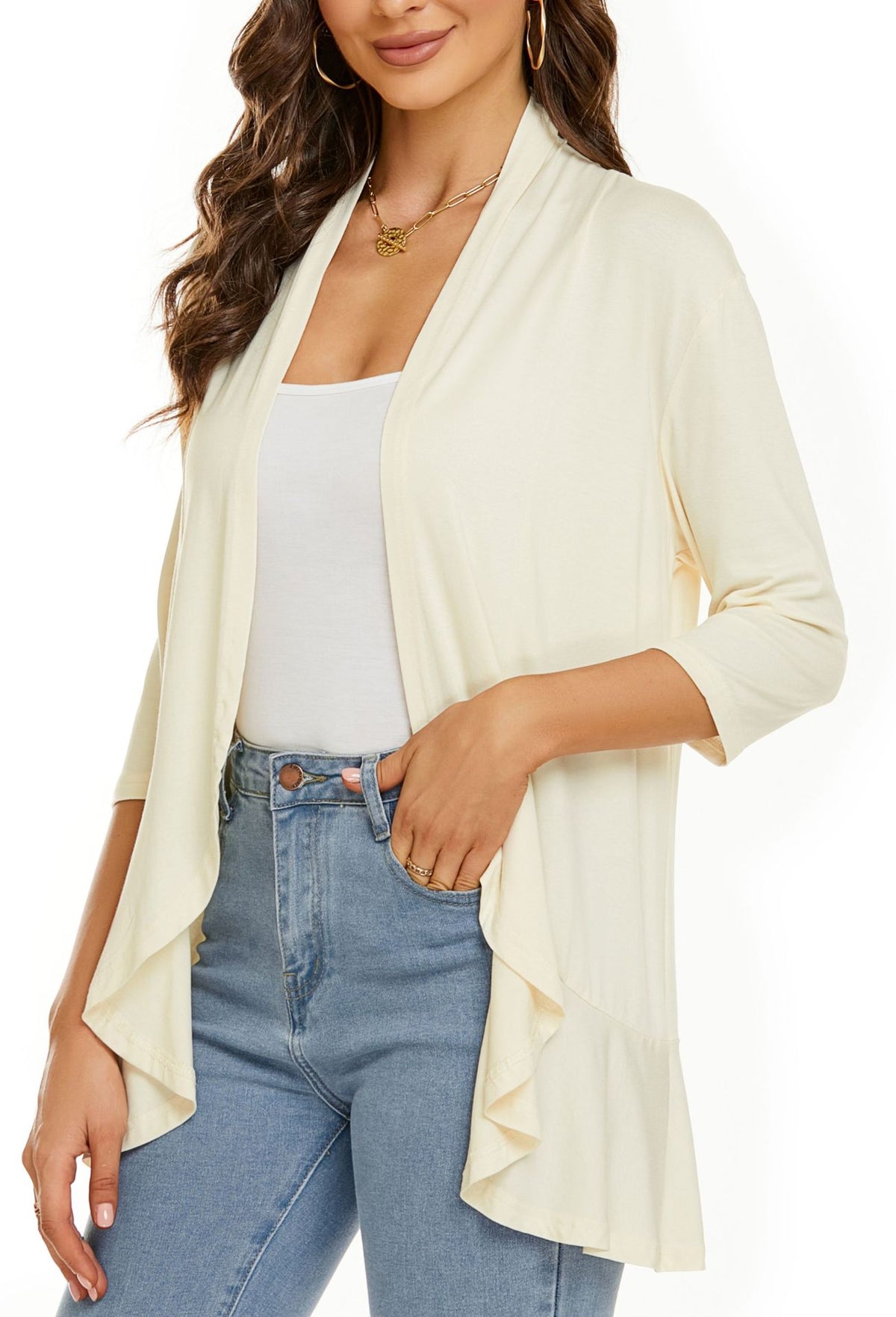 NEW🔥 Women's Casual Lightweight Open Front Cardigans