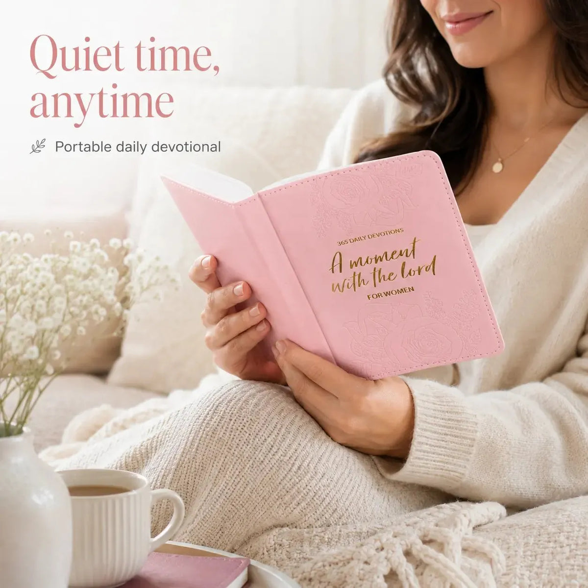 🙏✝️A Moment With The Lord – 💕365 Daily Devotional Journal for Women(📦Buy 2 Free Shipping)