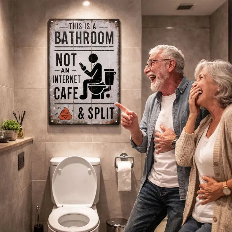 🔥Last Day 50% OFF - 🚽 This Is a Bathroom, Not an Internet Café