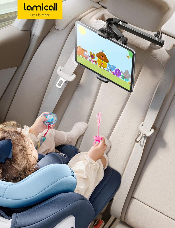 🔥Last Day 49% OFF -🚗Lamicall Fall Travel Essential – Car Headrest Tablet Holder