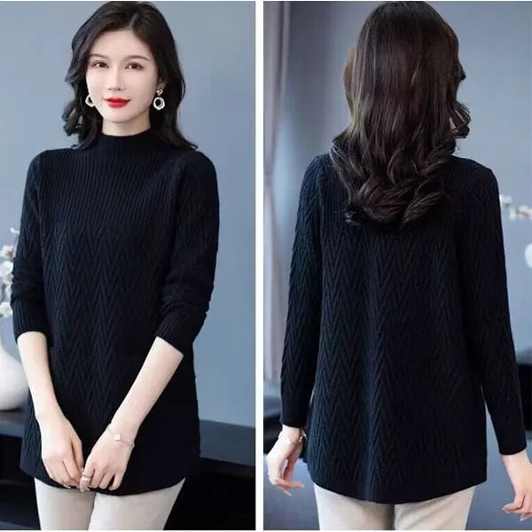 Women's Mid-Length Half Turtleneck Sweater🎊BUY 2 FREE SHIPPING