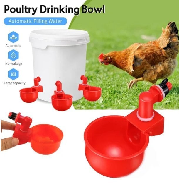 Automatic Chicken Water Cup Waterer Kit-BUY 8 GET 6 FREE