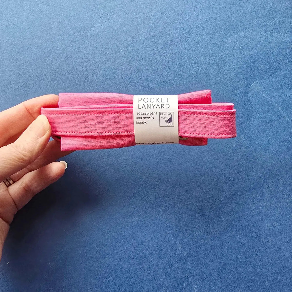 🔥 HOT SALE 🔥👩‍🏫NEW UPGRADED Plain Fabric Pen Lanyards