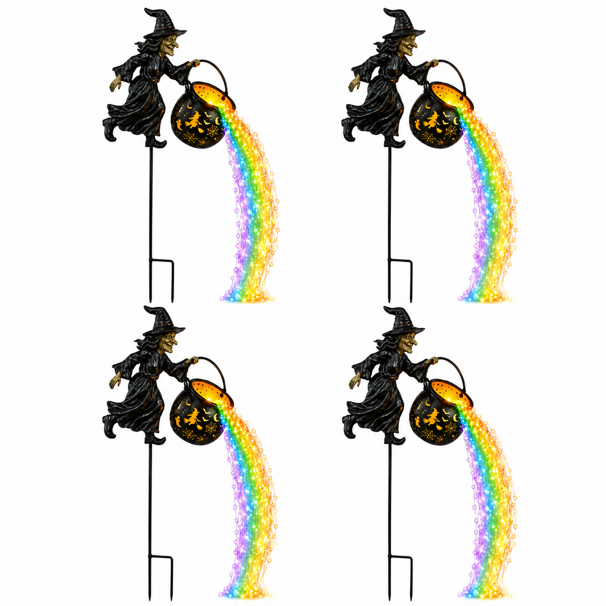 🎃🔥Hot Sale-50% OFF🔥Halloween Witch Cauldron Garden Light