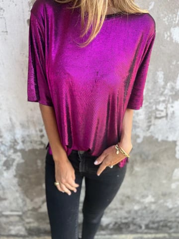 Women's Round Neck Mercerized Fashion Casual T-shirt