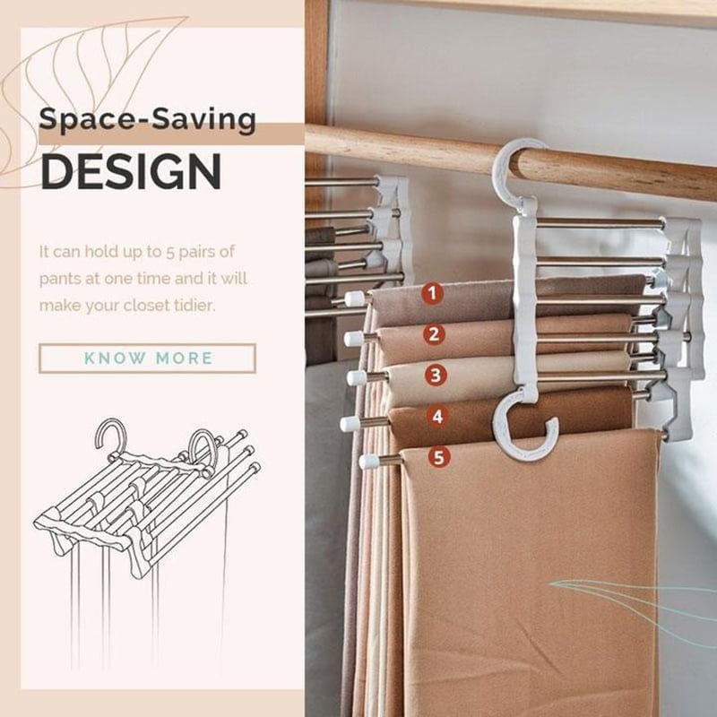 Holiday Promotion 60% Off- Multi-Functional Pants Rack