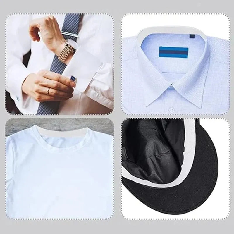 🔥HOT SALE🔥Disposable Shirt Collar Protectors - Absorbent Sweat Pads